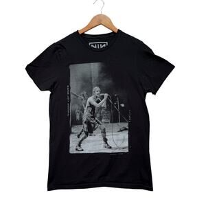 Vintage Y2K Nine Inch Nails Self Destruct T Shirt Trent Reznor Backhit GRAIL M